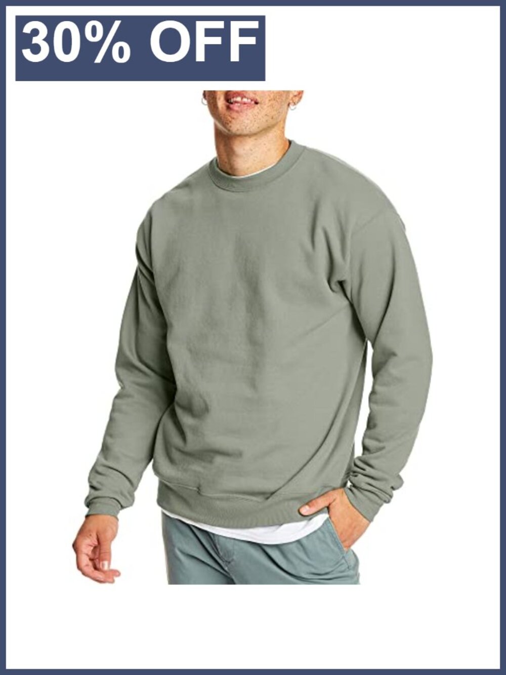 EcoSmart Fleece Crewneck Sweatshirt Big & Tall Pullover
